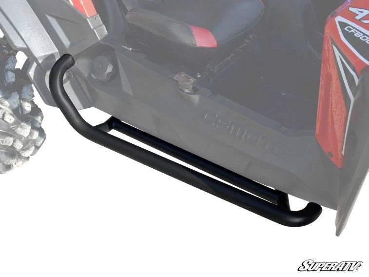 SuperATV Heavy Duty Rock Slider Nerf Bars for CFMOTO Z-Force 800EX/1000