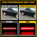 2X Smoked Red Rear LED Bumper Side Marker Lights for Chevy Camaro (1993–2002)
