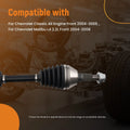 Pair CV Axle Assembly for Chevy Malibu Pontiac G6 (2004–2010)