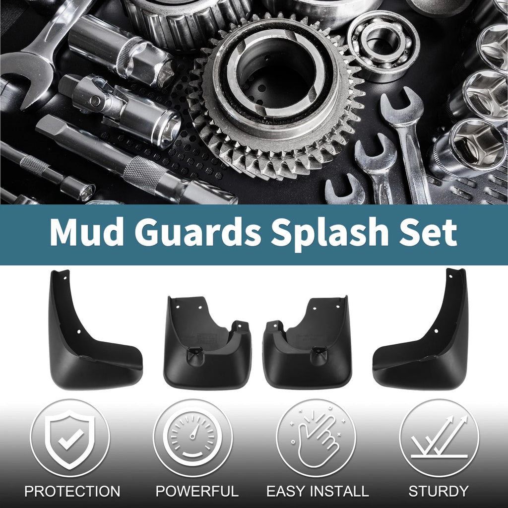 Set of 4 Mud Flaps Splash Guards for Toyota Avalon/Premio (2007–2011)