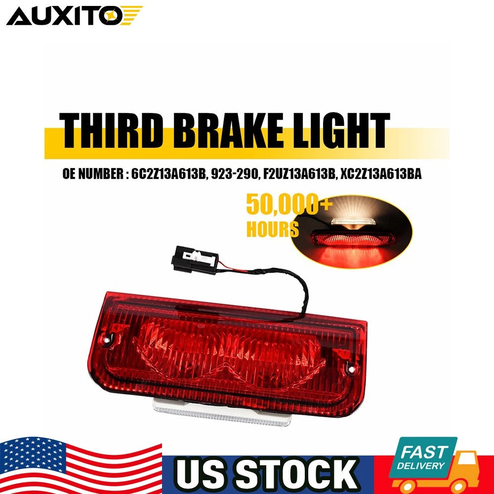 Rear Roof High Mount Stop Brake Light for Ford E-150 E-250 E-350 (1992–2022)