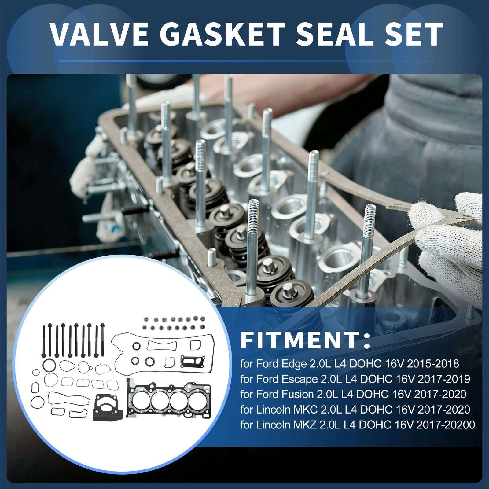 Cylinder Head Gasket Set HGS4534 for Ford Edge 2.0L L4 DOHC 2015–2018