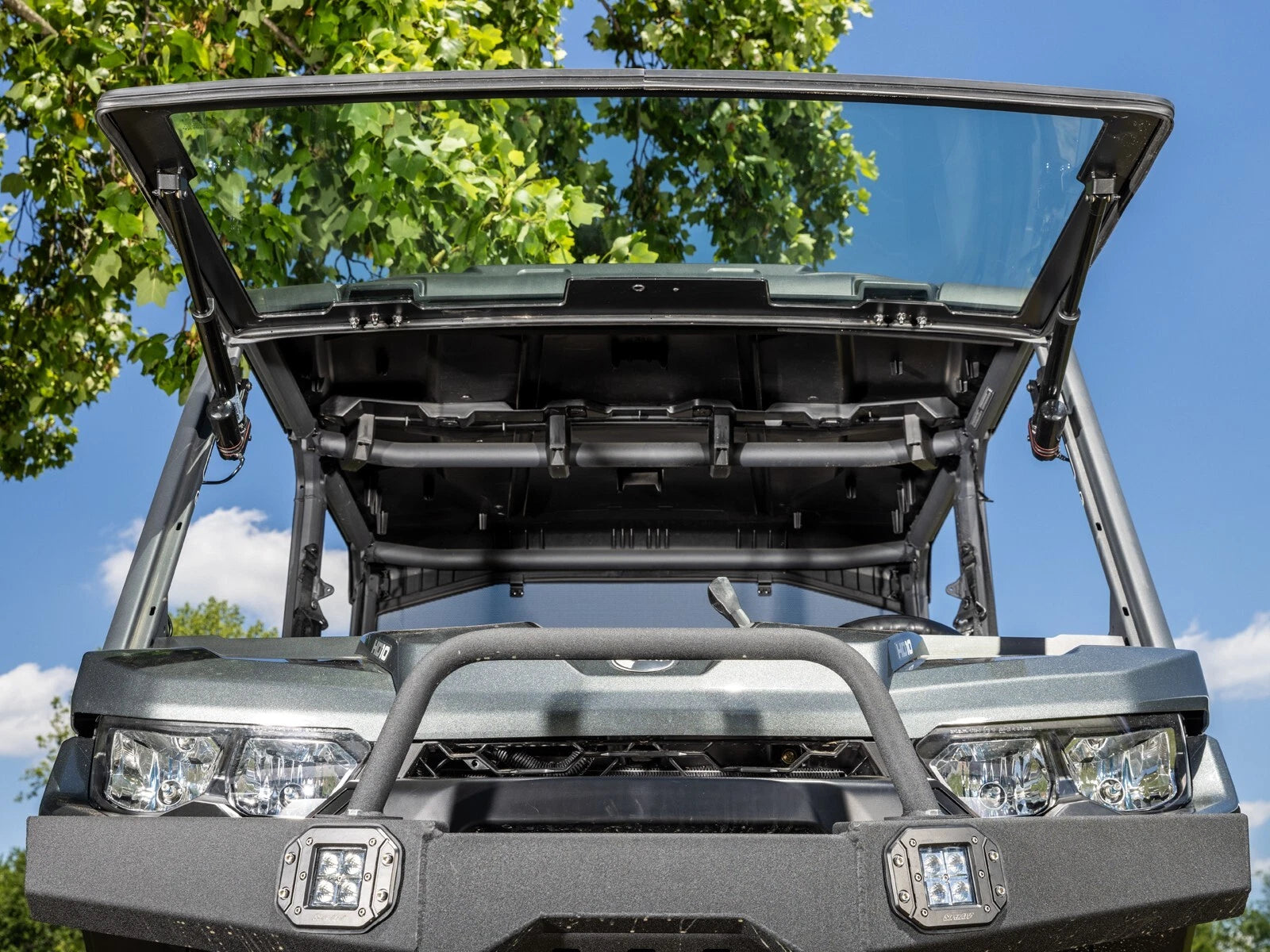 Maxdrive Power Flip Glass Windshield for Can-Am Defender (See Fitment)