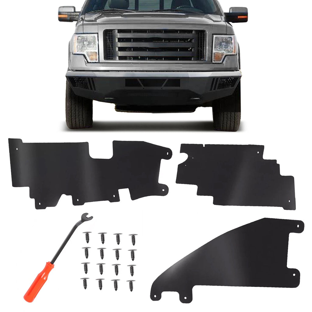 Radiator Support Grille Air Deflector Kit for Ford F-150 (2009–2014)