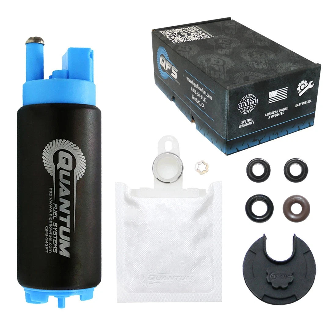 340LPH Fuel Pump + Strainer for Mitsubishi Lancer (1992–2009) GSS342G3 GSS342 E85