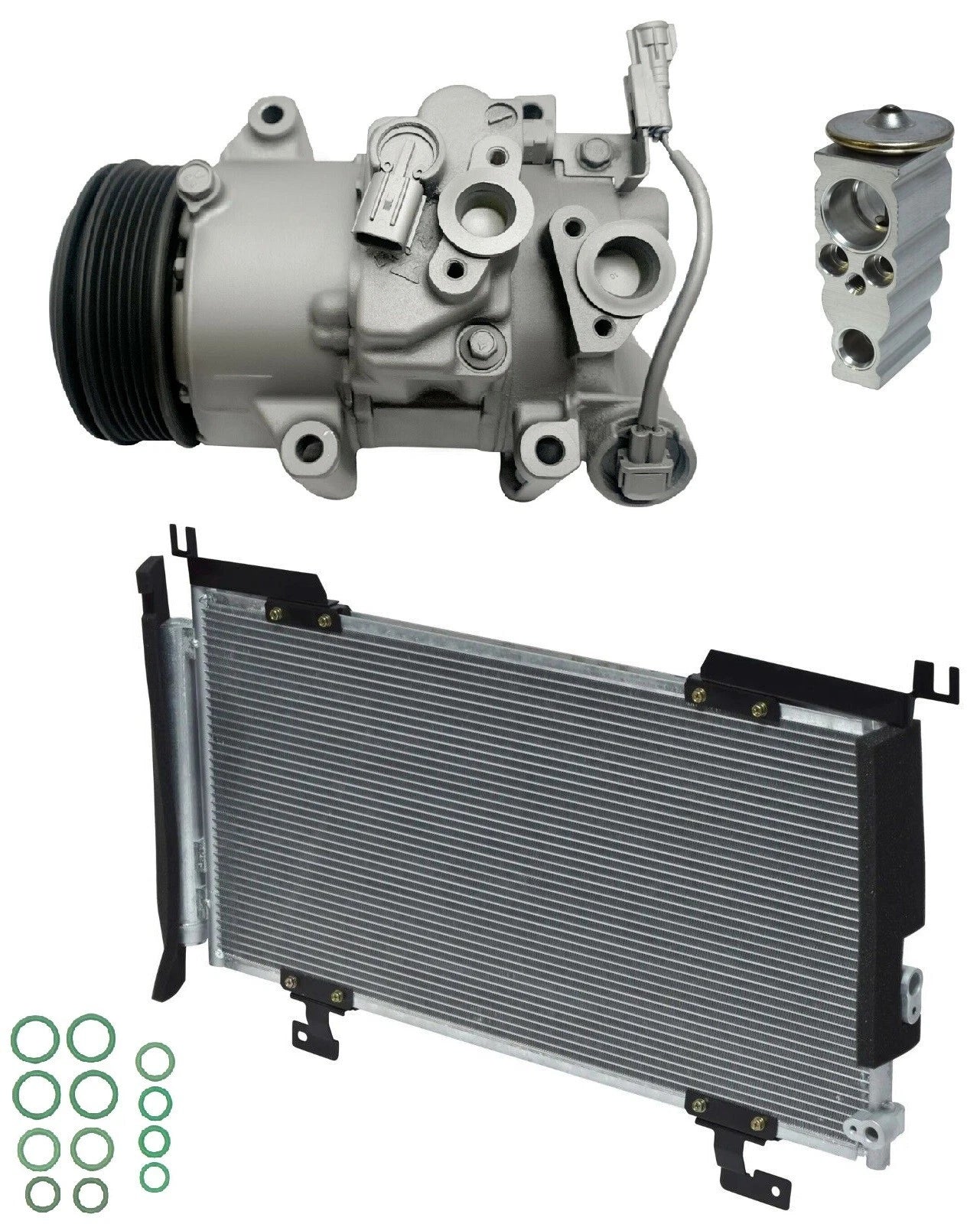 AC Compressor Kit With Condenser for Subaru Legacy 2.5L (2017–2019)