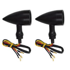 LED Black Red Brake Running Turn Signal Tail Light for Bobber Cafe Motorcycle