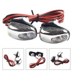 2X Universal LED Blue Light Windshield Washer Wiper Nozzle