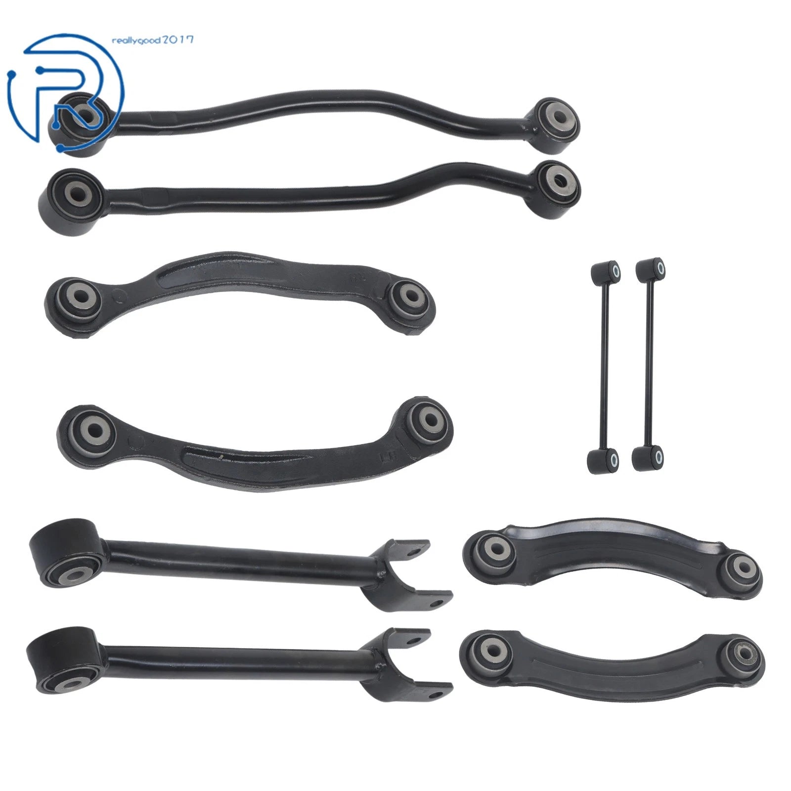 Set of 2 Rear Upper & Lower Control Arms for Dodge Charger Challenger (2005–2016)