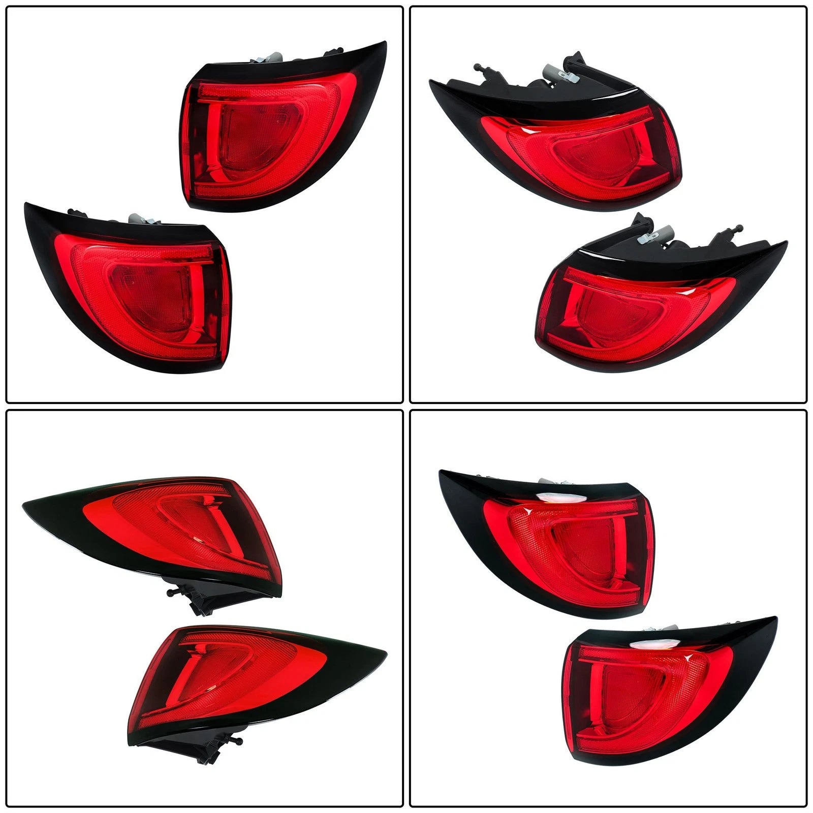 Outer Halogen Tail Light Set for Chrysler Pacifica Voyager (2017–2021)