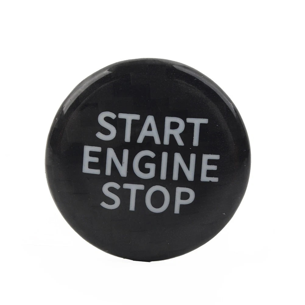 Black Engine Start Stop Button Cover for BMW G20 G14 G15 G29 G05 G06 G07 (2019–2021)