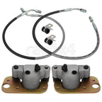 Front Brake Calipers w/Lines for Polaris Trail Boss/Magnum/Xpedition 325 (2000)