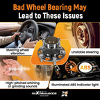 5 Lug Wheel Hub Bearing Kit for Acura TLX Honda Accord (2013–2020) 157733 Rear Pair