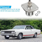 Billet Aluminum Intake Manifold PCV Kit for Ford FE 352 390 406 427 428 (A)