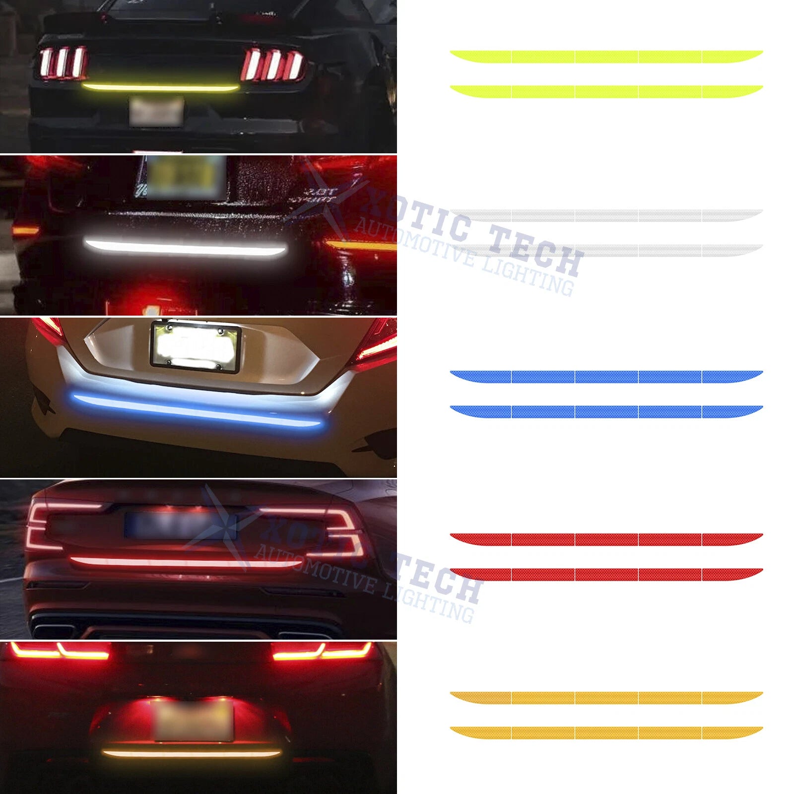 Reflective Warning Tape for Toyota Corolla (2009–2013)