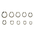 100Pcs/Set External Circlip Retaining Ring for Universal