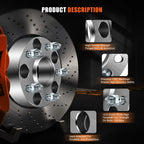2X 1.5" Hubcentric Wheel Spacer 5x4.75 12x1.5 for Chevrolet Corvette Pontiac GMC