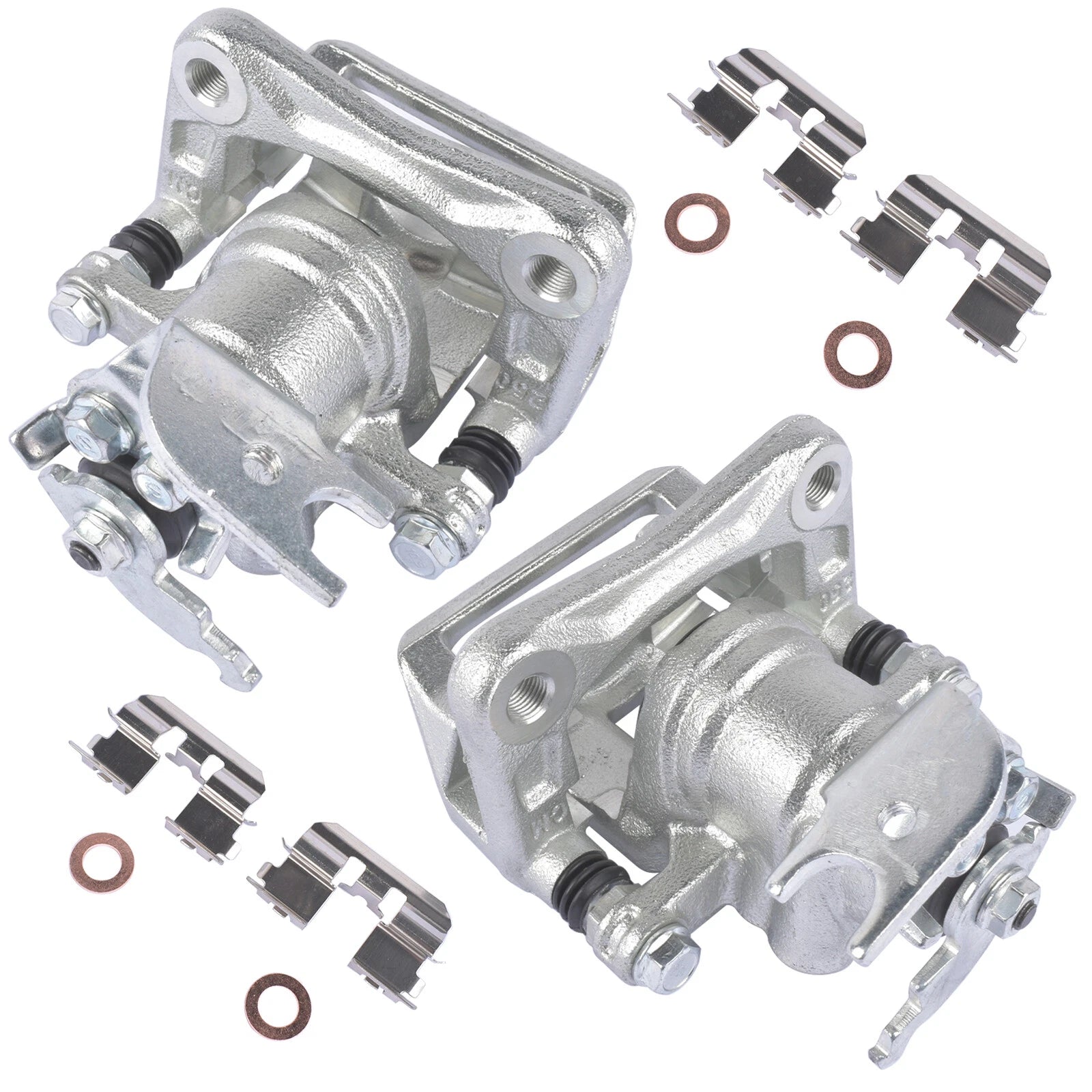Set of 2 Rear Brake Calipers for Honda Accord (2008-2012)