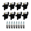 Denso 8 Ignition Coils & Iridium Spark Plugs Kit for Avalanche 1500, Escalade (2002–2006)