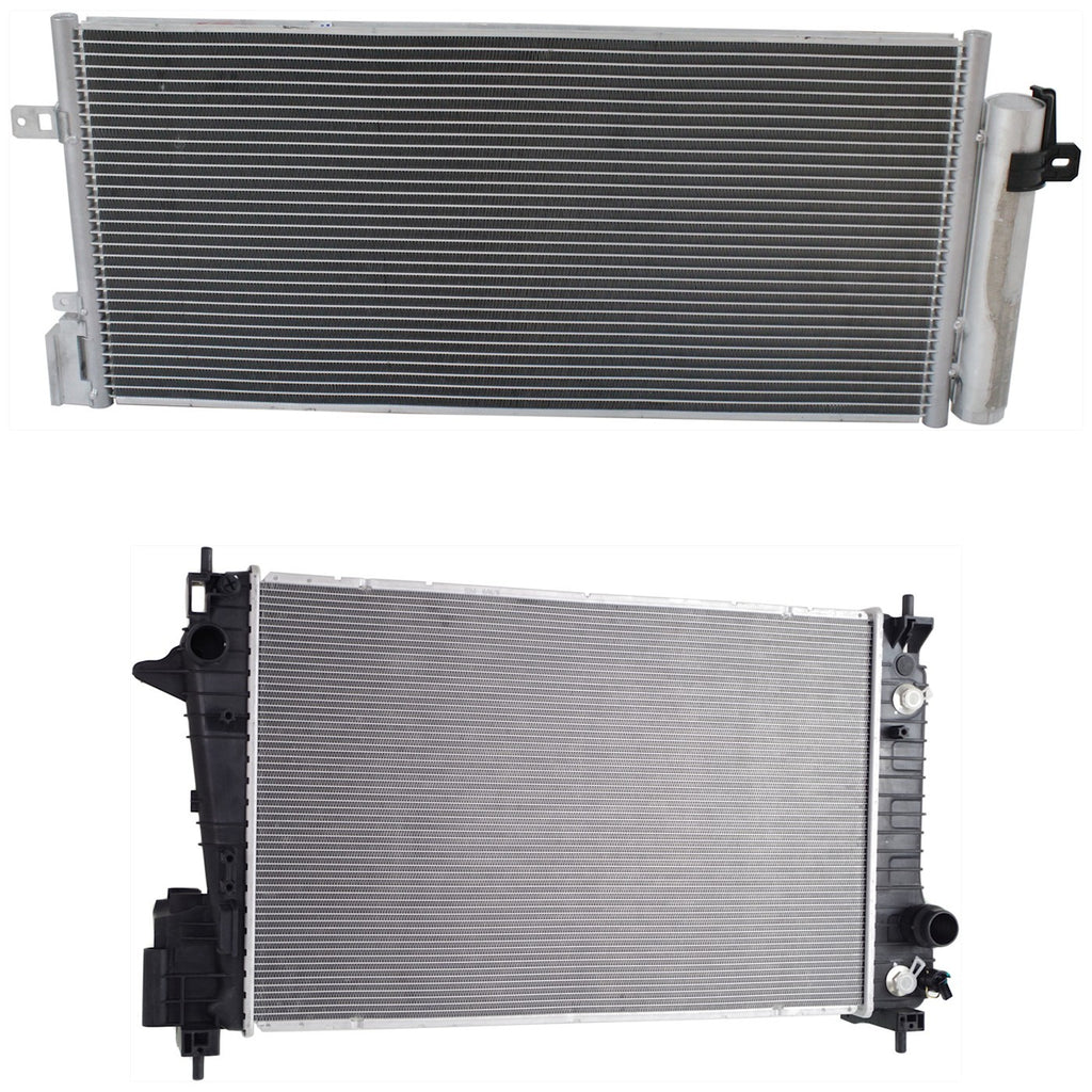 A/C Condenser and Radiator Kit for Chevrolet Sonic (2012–2020)