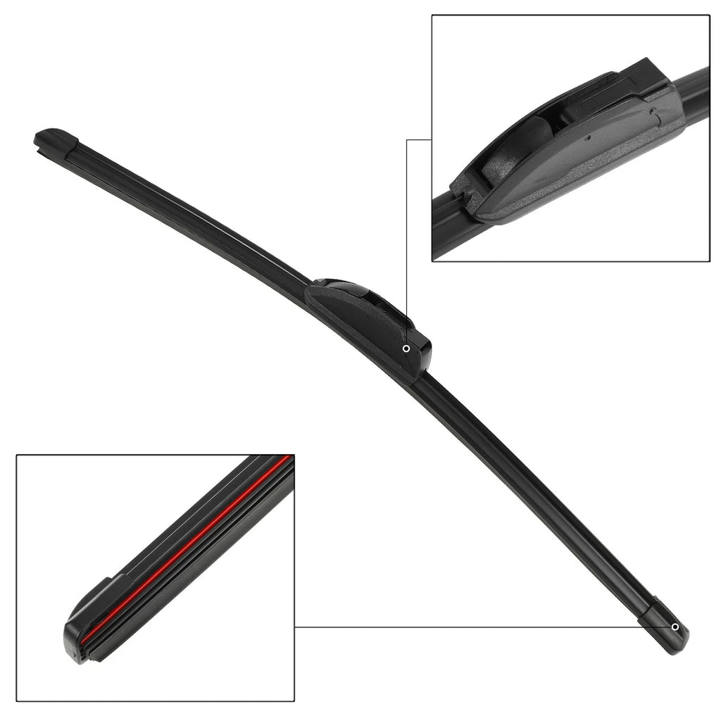 Set of 3 Windshield Wiper Blades for Mazda Tribute (2001–2006)