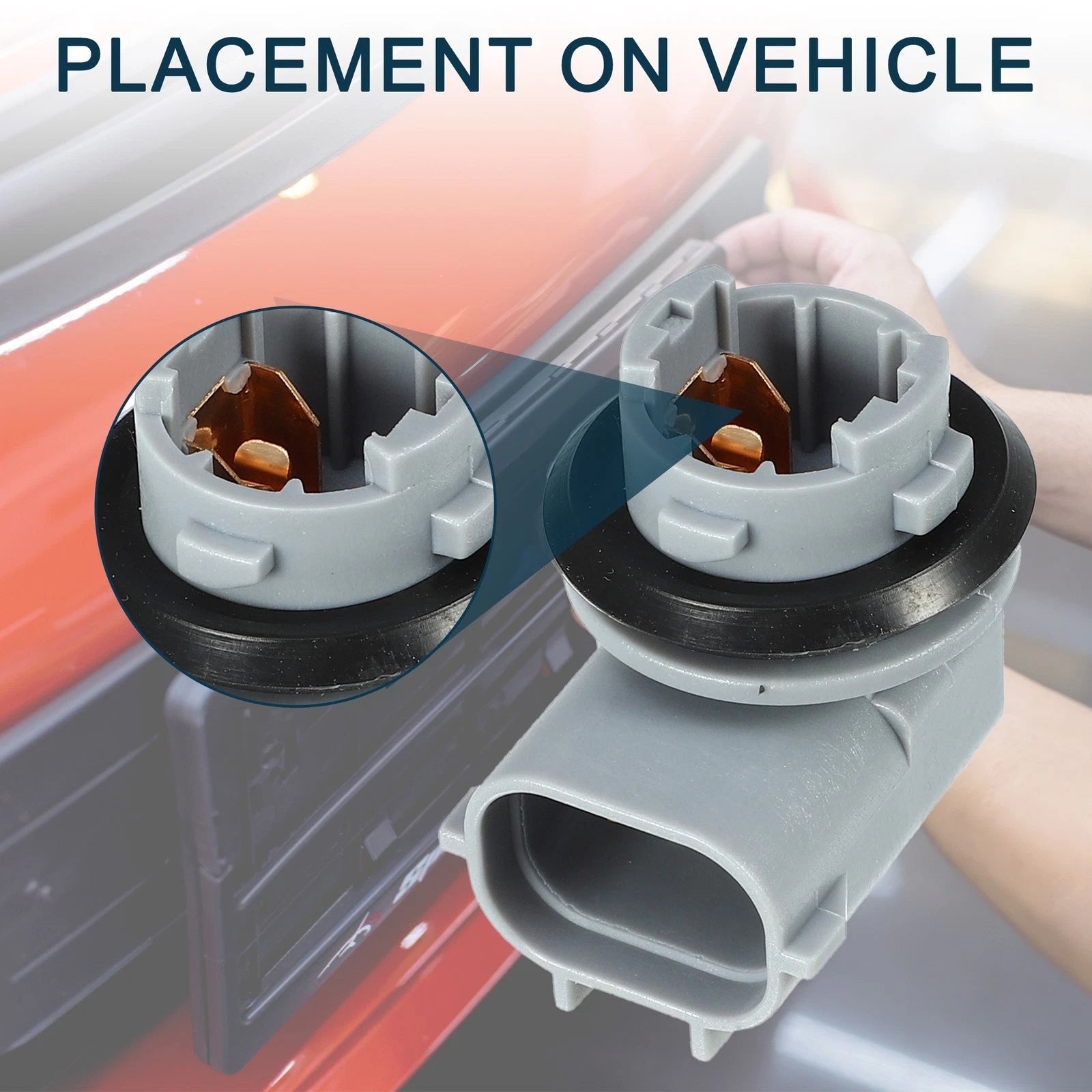 License Plate Light Socket for Toyota Tacoma (1995–2004) 2 Pins No.9006909005