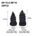 20 Pcs Tubeless Tire Repair Rubber Nails Tool Set for Cars (Universal)