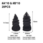 20 Pcs Tubeless Tire Repair Rubber Nails Tool Set for Cars (Universal)