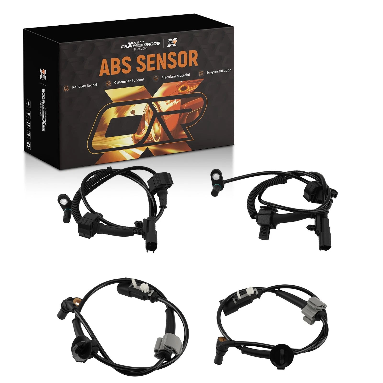4X ABS Wheel Speed Sensor for Chevrolet Silverado 1500, Tahoe, GMC