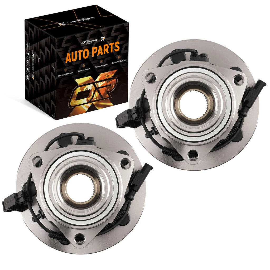 Set of 2 Front Wheel Hub Bearings for Dodge Dakota (2005–2011) ABS