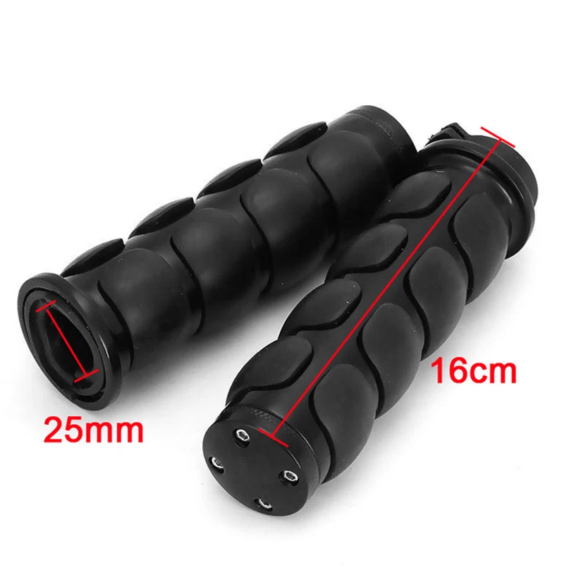 Handlebar Grips for Harley, Honda, Suzuki, Yamaha (1")