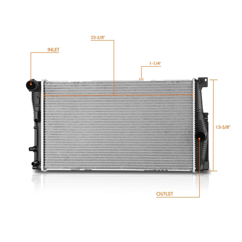 Aluminum Core Radiator DPI-13353 for BMW 528i xDrive (2012–2016)