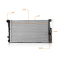 Aluminum Core Radiator DPI-13353 for BMW 528i xDrive (2012–2016)