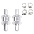10mm Fuel Non Return Check Valve for (+4 Hose Clamps)