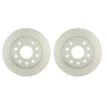 Set of 2 Bosch QuietCast Rear Disc Brake Rotors for A3 Beetle Golf Jetta (2006–2016)