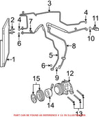 A/C Expansion Valve Kit for Dodge Ram 1500 2500 3500 (2009–2012)