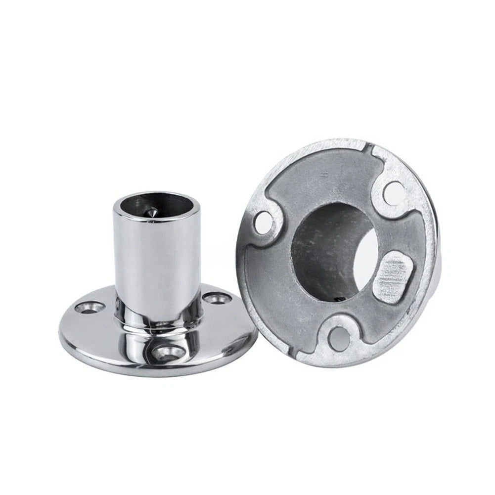 Round Tube Holder for Boat Railings (316 Stainless Steel, 22MM-38MM)