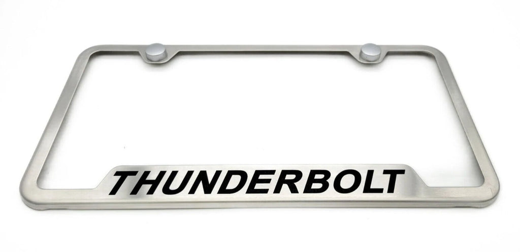 License Plate Frame Brushed Stainless Replacement for Ford Fairlane (1955–1970)