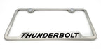 License Plate Frame Brushed Stainless Replacement for Ford Fairlane (1955–1970)