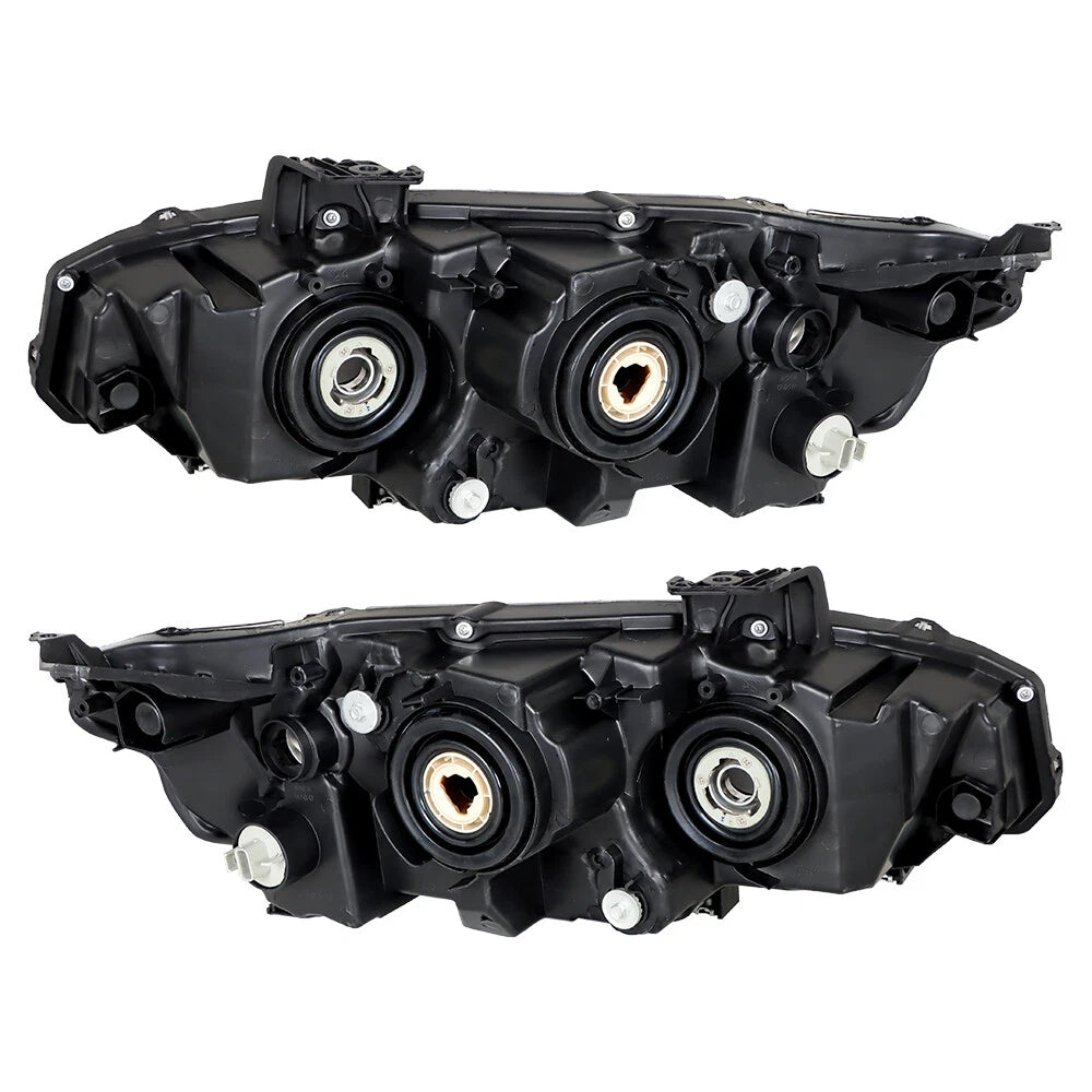 Projector Headlight Lamps Set for Honda Civic (2016–2021) Black