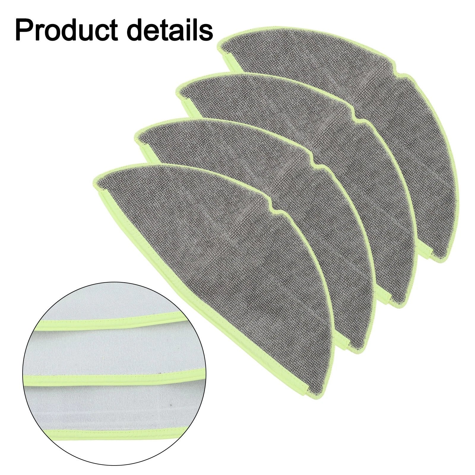 Washable Mop Cloth Set of 4 for Roomba 205 (DustCompactor Combo Robot)