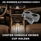 Cup Holder for Mercedes Benz W219 (2005-2010) - Practical Drink Holder Gray