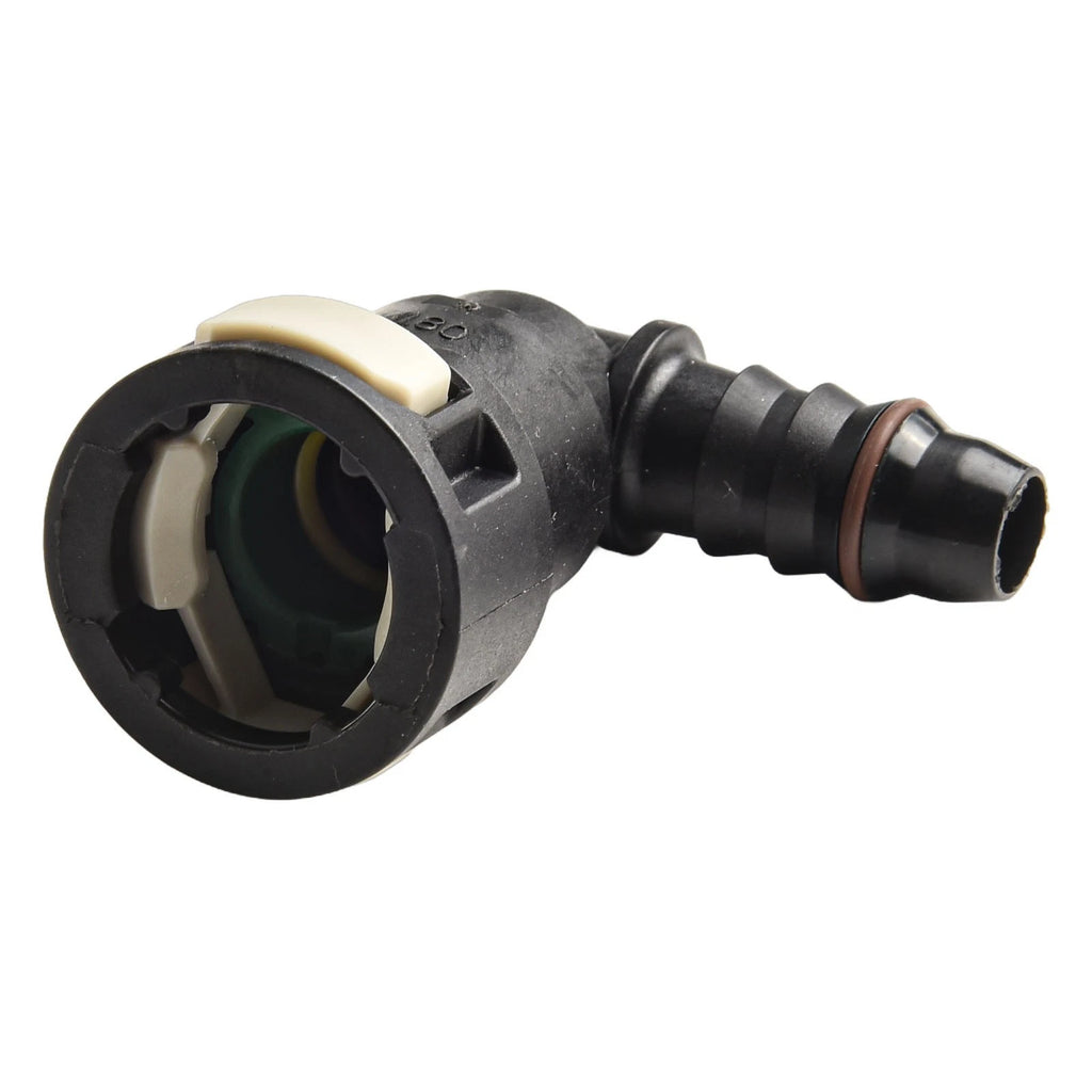 3/8" 90° Elbow Nylon Fuel Line Quick Connect Hose for SAE (11.8mm)