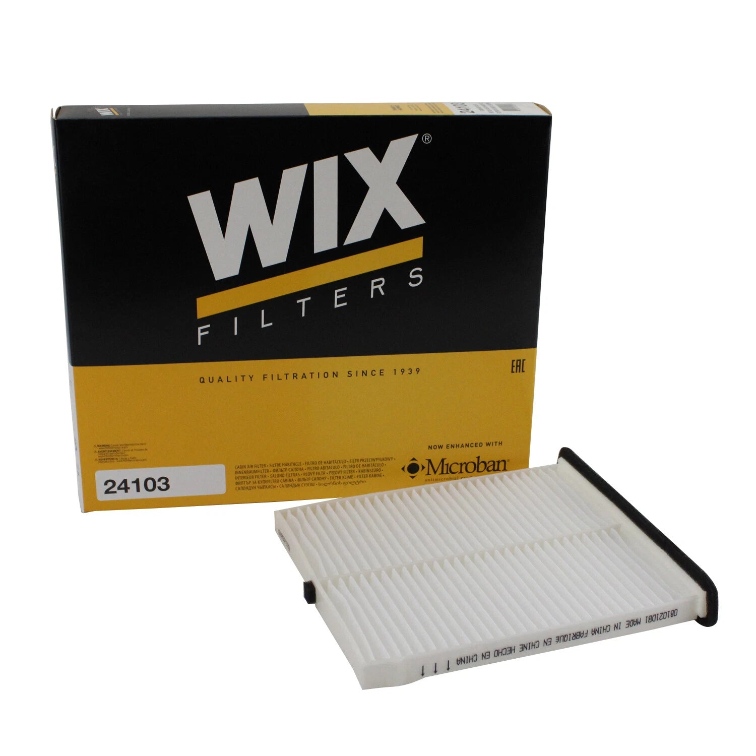 WIX Cabin Air Filter 24103 for