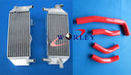 Aluminum Radiator + Blue Hose for Honda CRF250R (2010-2013)