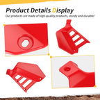 2Pcs Red Radiator Shrouds for Honda ATC250R (1985–1986)