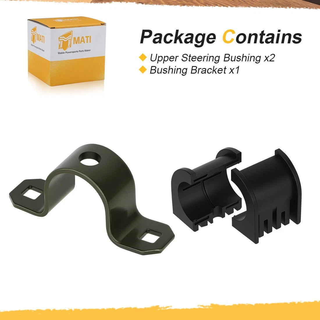 Upper Steering Bushing Bracket for Polaris RZR 570 800 S 800 4 Hawkeye 300 400