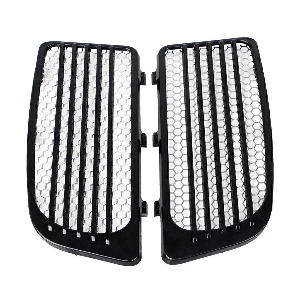 Black Radiator Grills for Harley Electra Glide Low Ultra Limited (2014-2023)
