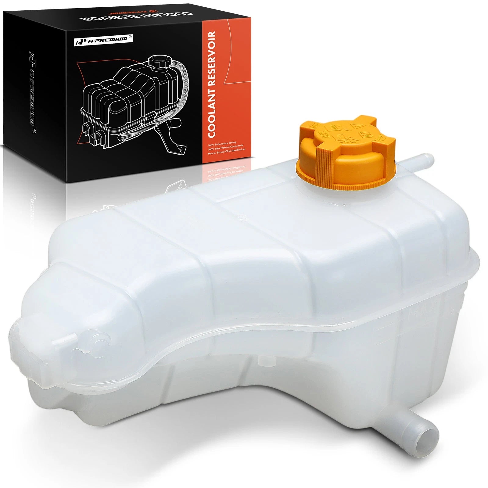 Front Engine Coolant Reservoir with Cap for Ford Courier (2008–2012)