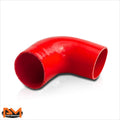 90 Elbow Coupler for Charger/Intake/Turbo/Intercooler (2.75") Silicone Hose Red